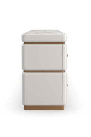 White 4-Drawer Dresser | Caracole Milos | Oroa.com