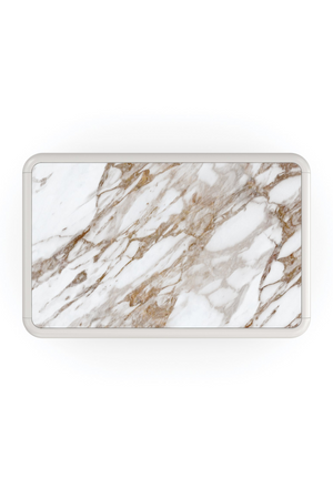 White 2-Drawer Nightstand | Caracole Milos | Oroa.com