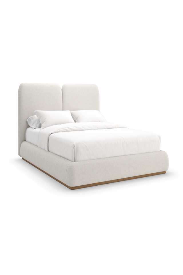 White Upholstered Bed | Caracole Malta | Oroa.com