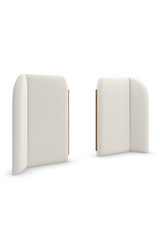 White Upholstered Bed | Caracole Malta | Oroa.com