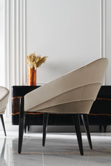 Velvet Modern Accent Chair | Caracole On All Levels | Oroa.com