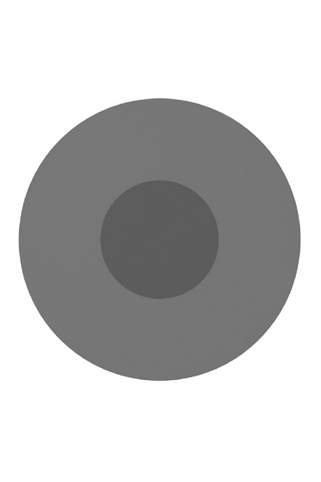 Round Gray Glass Dining Table | Caracole Orbit | Oroa.com