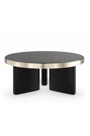Black Round Coffee Table | Caracole Umbra | Oroa.com