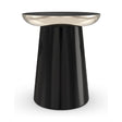 Black Mirrored Top Side Table | Caracole Umbra | Oroa.com