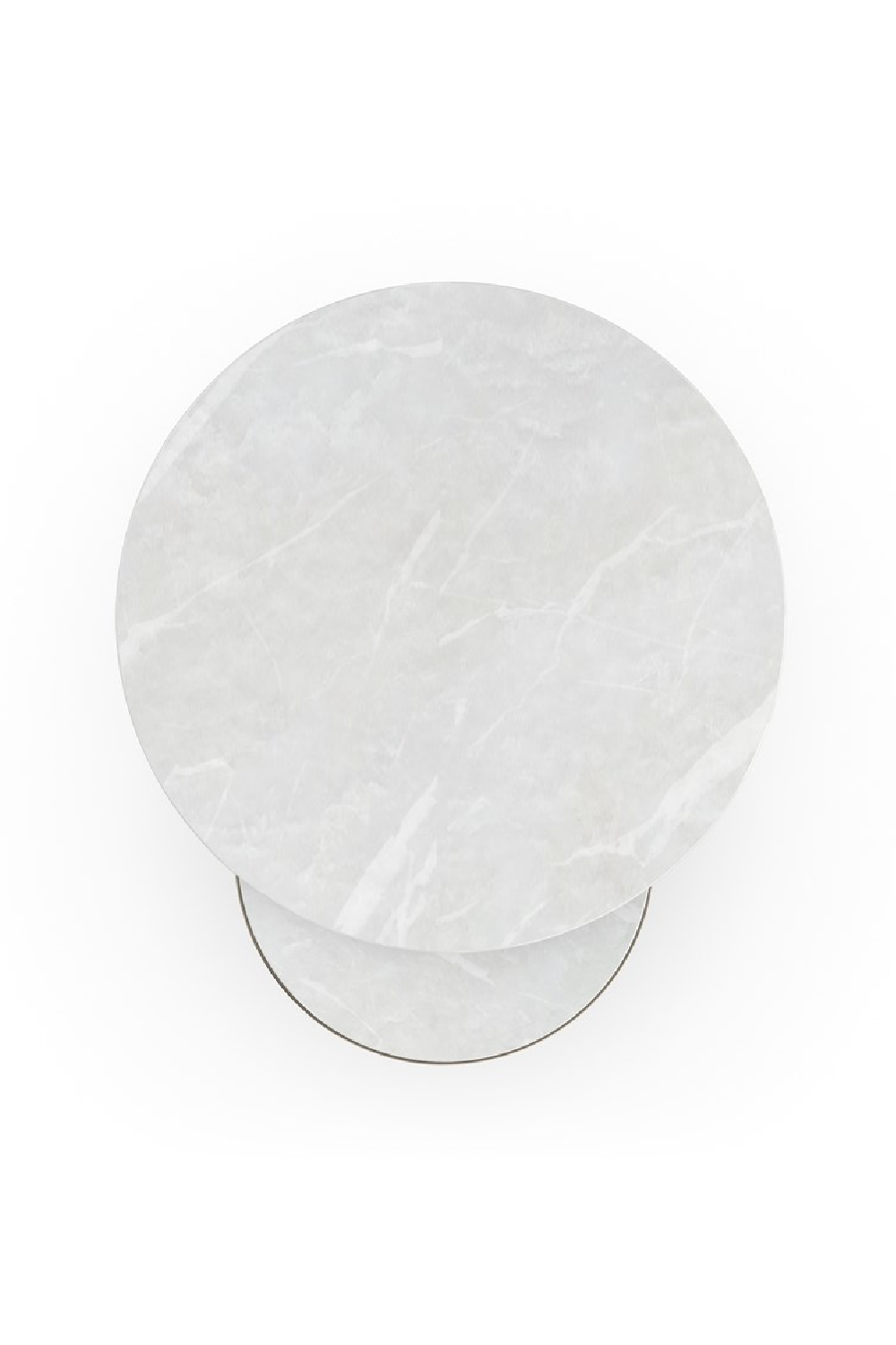 White Marble Nesting Accent Table | Caracole Orbit | Oroa.com