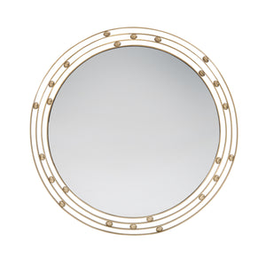  Solid Brass Round Mirror | Oroa.com