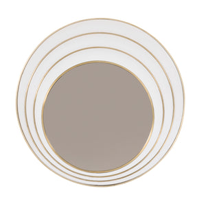   Brass Asymmetrical Round Mirror | Oroa.com