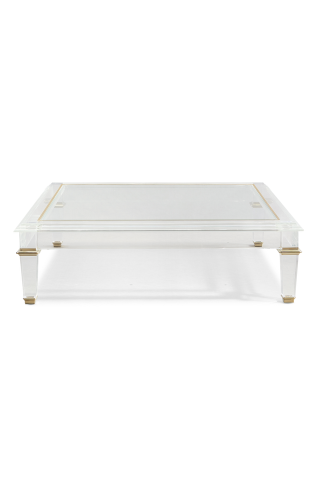 Modern Clear Cocktail Table | Caracole Pierre | Oroa.com