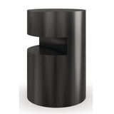 Black Cylindrical End Table | Caracole Constellation | Oroa.com