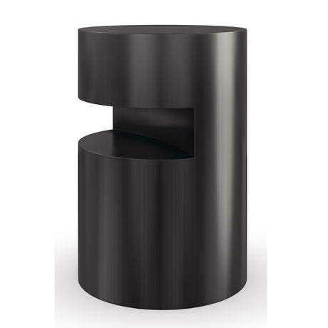 Black Cylindrical End Table | Caracole Constellation | Oroa.com