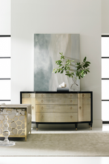 Acrylic Sculpted Side Table | Caracole All Clear | Oroa.com