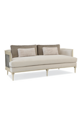Wraparound Tungsten Sofa | Caracole Quit Your Metal-ing | Oroa.com