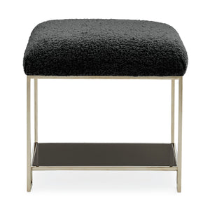   Square Shearling Ottoman | Oroa.com