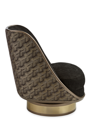 Velvet Back Swivel Chair | Caracole Go For A Spin | Oroa.com