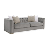 Gray Tufted Sofa | Caracole Tuft