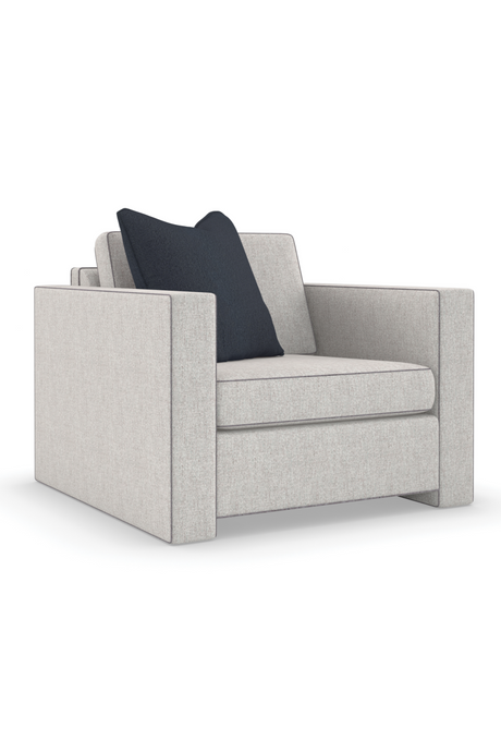 Angular Modern Lounge Chair | Caracole Welt Played | Oroa.com