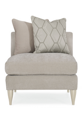 Taupe Modern Sectional Sofa | Caracole Fret Knot | Oroa.com