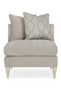 Taupe Modern Sectional Sofa | Caracole Fret Knot | Oroa.com