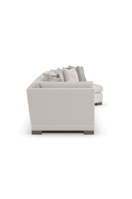 Modern Chenille Modular Sofa | Caracole Deep Retreat | Oroa.com