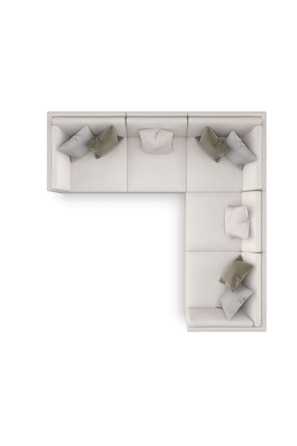 Modern Chenille Modular Sofa | Caracole Deep Retreat | Oroa.com