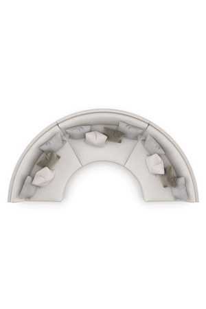 Modern Chenille Modular Sofa | Caracole Deep Retreat | Oroa.com