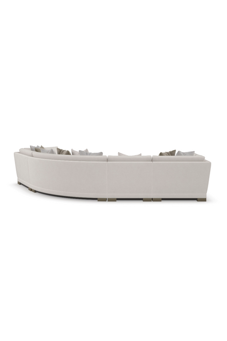 Modern Chenille Modular Sofa | Caracole Deep Retreat | Oroa.com