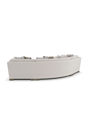 Modern Chenille Modular Sofa | Caracole Deep Retreat | Oroa.com