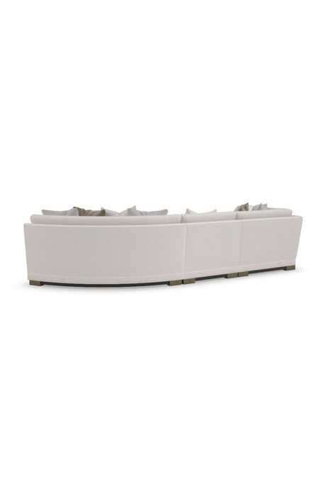 Modern Chenille Modular Sofa | Caracole Deep Retreat | Oroa.com
