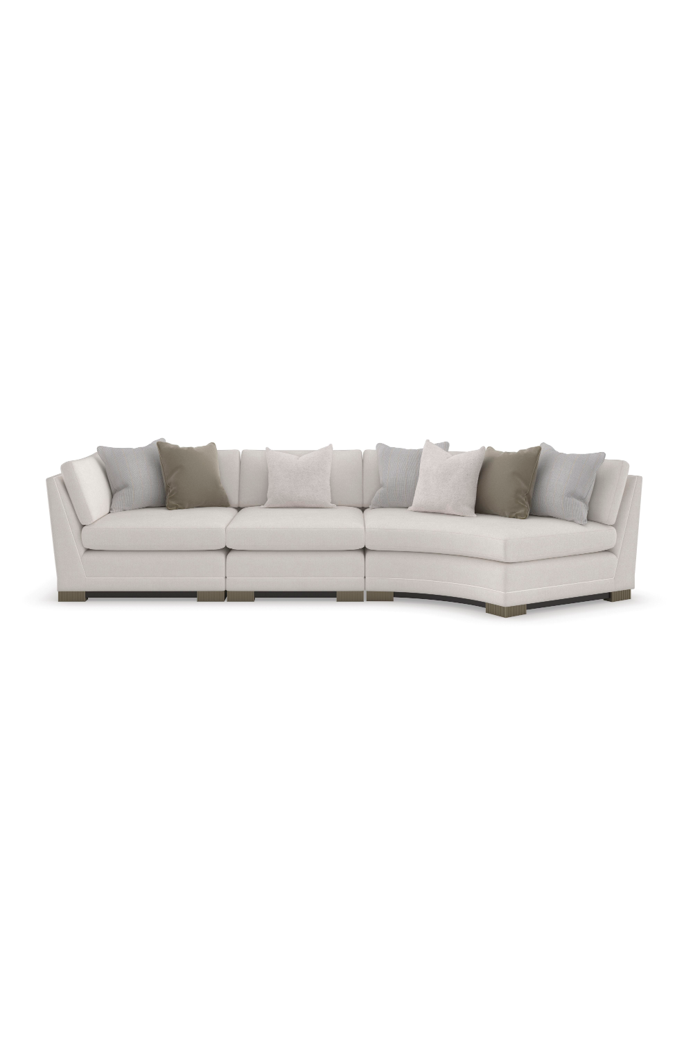Modern Chenille Modular Sofa | Caracole Deep Retreat | Oroa.com