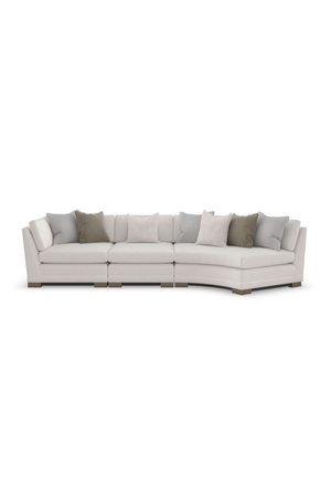 Modern Chenille Modular Sofa | Caracole Deep Retreat | Oroa.com