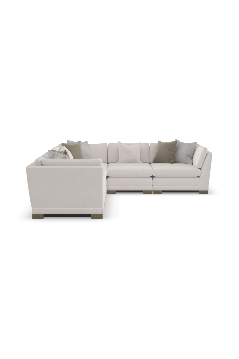 Modern Chenille Modular Sofa | Caracole Deep Retreat | Oroa.com