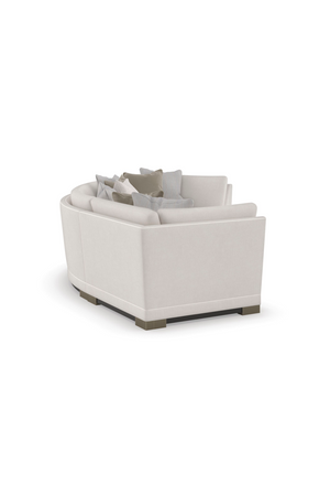 Modern Chenille Modular Sofa | Caracole Deep Retreat | Oroa.com