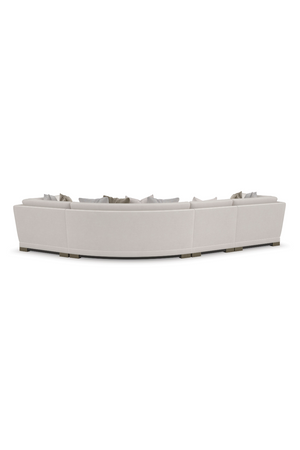 Modern Chenille Modular Sofa | Caracole Deep Retreat | Oroa.com