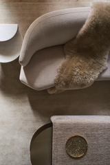 Curved Velvet Sofa | Caracole Olympia | Oroa.com