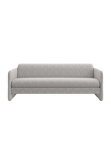 Taupe Leather Strapped Sofa | Caracole Cigar Club | Oroa.com