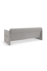 Taupe Leather Strapped Sofa | Caracole Cigar Club | Oroa.com