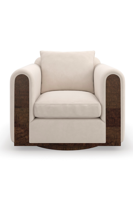 Velvet Swivel Chair | Caracole Dimitri  | Oroa.com