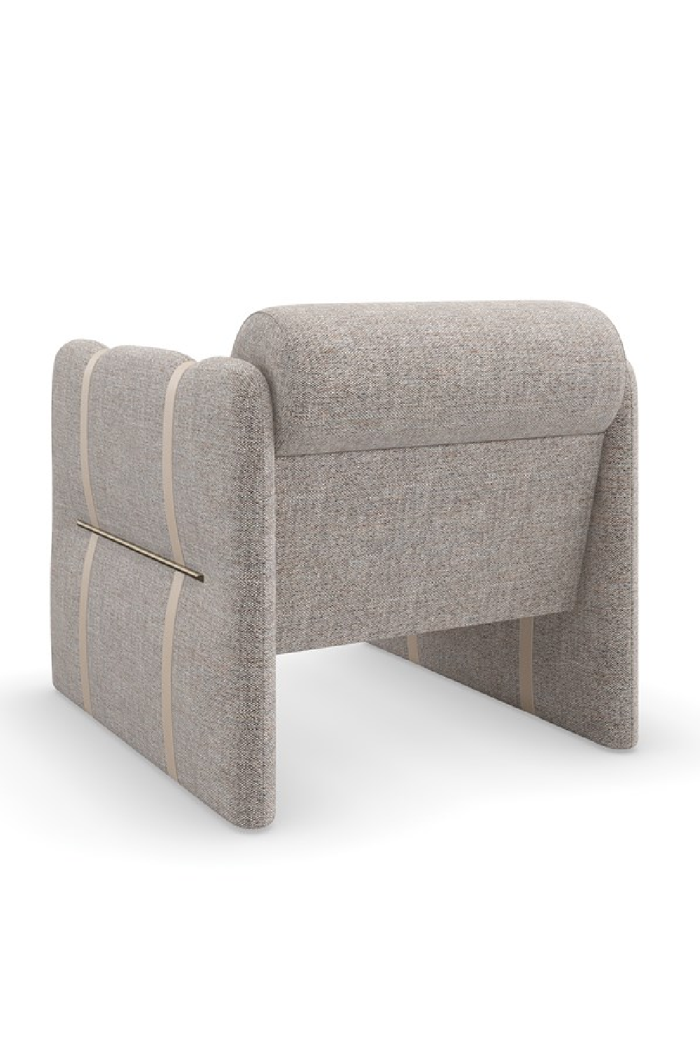 Taupe Lounge Armchair | Caracole Cigar Club | Oroa.com
