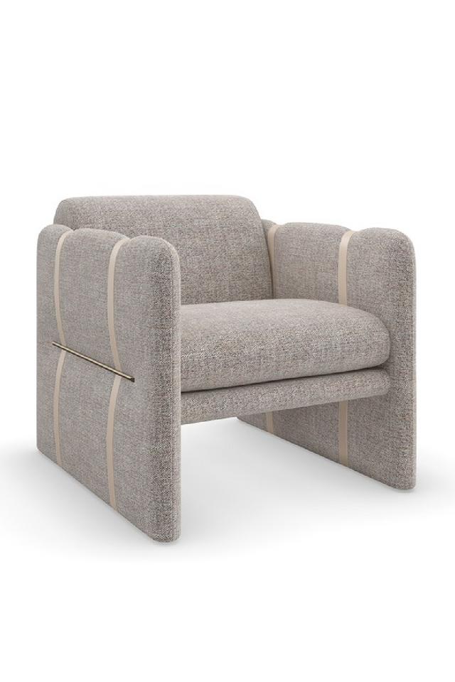 Taupe Lounge Armchair | Caracole Cigar Club | Oroa.com
