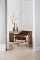 Brown Mohair Accent Chair | Caracole Louisette | Oroa.com