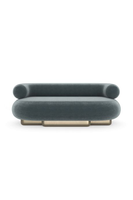 Bean-Shaped Velvet Sofa | Caracole Lagoon | Oroa.com