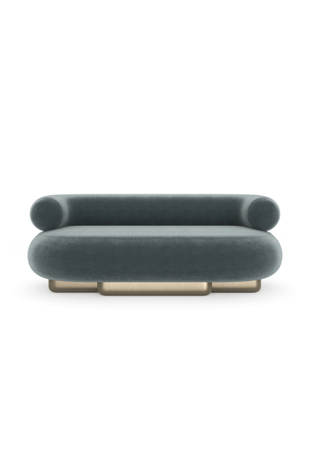 Bean-Shaped Velvet Sofa | Caracole Lagoon | Oroa.com