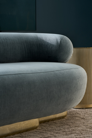Bean-Shaped Velvet Sofa | Caracole Lagoon | Oroa.com
