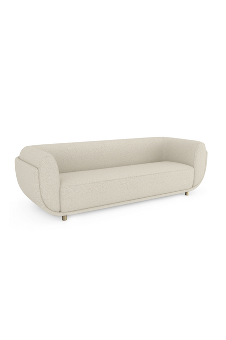 Ivory Bouclé Sofa | Caracole Cocoon | Oroa.com