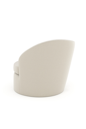 White Modern Swivel Chair | Caracole Quasi | Oroa.com