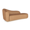Light Brown Velvet Chaise Longue | Caracole Kalahari | Oroa.com