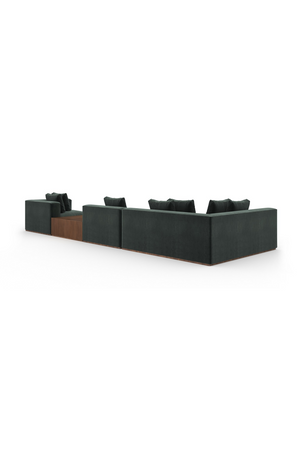 Black Sectional Sofa with Chaise | Caracole Bello | Oroa.com