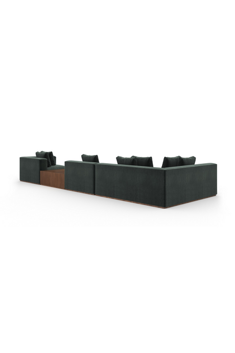 Black Sectional Sofa with Chaise | Caracole Bello | Oroa.com