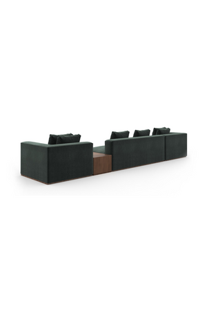 Upholstered Black Sectional Sofa | Caracole Bello | Oroa.com
