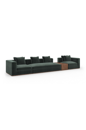 Upholstered Black Sectional Sofa | Caracole Bello | Oroa.com